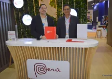Erick Aponte, Director of Prom Peru Asean and Gabriel Amaro, President of Agap Peru were very busy hosting meetings on their country pavilion.